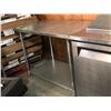 Image 1 : 4ft Stainless Steel Restaurant work table