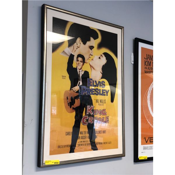 ELVIS PRESLEY KING CREOLE - Movie Framed Poster - 41" x 29 1/2"
