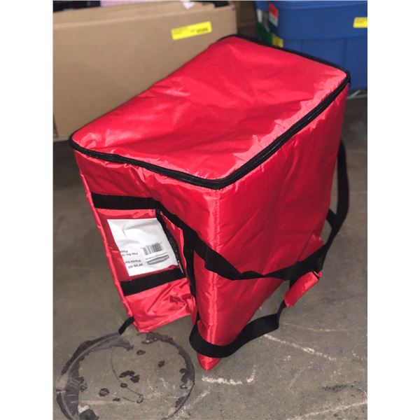 NEW - RUBBERMAID group of 2 Proserve Delivery red Bags