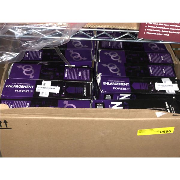 NEW - Box full of Men Penis Powerup Pumps - approx. 36 pieces - OPEN BOX