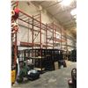 Image 1 : Industrial Pallet Racking - Includes 10 Vertical beams and 50 horizontal beams, 50 mesh decking shel
