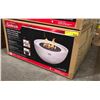 Image 1 : NEW Sunbeam - Pearl Concrete Fire Pit - (Convertible to Natural Gas) - 31 1/2in x 31 1/2in x 14 1/2i