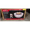 Image 2 : NEW Sunbeam - Pearl Concrete Fire Pit - (Convertible to Natural Gas) - 31 1/2in x 31 1/2in x 14 1/2i