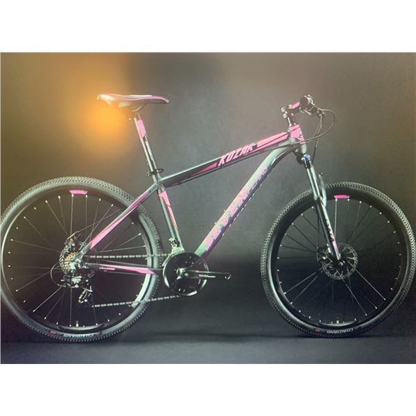 New 7 Peaks Kozak Mountain Bike, Black with Pink, 17, new in box