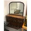 Image 1 : 3 door dressing table w/ mirror (w/ mirror approx 42"x14 1/2"x 59")