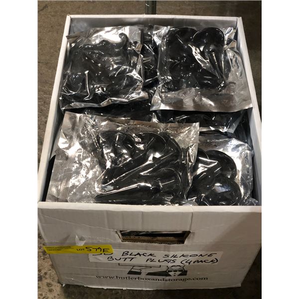 Box lot of sex toys - includs black 4pcs massage toy set