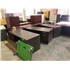 Image 20 : Large group of office furniture & 5 good working refrigerators - includes office chairs/ office desk