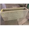 Image 1 : Composite material planter, 40in w x 11in d x 18in h