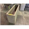 Image 2 : Composite material planter, 40in w x 11in d x 18in h
