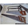 Image 2 : (3) Wood Saws + (2) Hacksaws