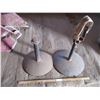 Image 1 : (2) Metal Stands (15in tall)