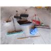 Image 1 : Broom, Snow Scoop, Shovel, Tarp