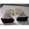 Image 3 : Horse Book Ends (10" Tall) made of Stone or Marble