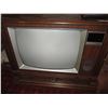 Image 3 : Vintage RCR Colortrak Wood Cabinet TV w/ Remote