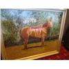 Image 2 : Framed Horse Painting Signed M.Graham (33x27)