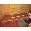 Image 1 : (3) Vintage Wood Framed Chairs
