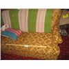 Image 2 : Vintage Chesterfield (84" Long) + Chair and Pillows