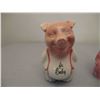 Image 2 : (2) Vintage Ceramic Piggy Banks (one is Royal Copley--Some Damage)