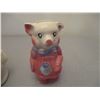 Image 3 : (2) Vintage Ceramic Piggy Banks (one is Royal Copley--Some Damage)