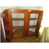 Image 1 : Vintage China Cabinet w/ Side Shelves (58x48)