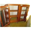 Image 2 : Vintage China Cabinet w/ Side Shelves (58x48)