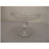 Image 2 : Crystal Pinwheel Stemmed Candy Dish (8" Tall)