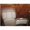 Image 2 : (4) Metal Cushioned Folding Chairs
