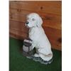 Image 1 : Dog w/ Lantern Garden Decor