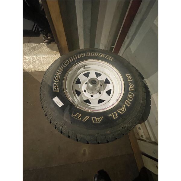 Two Chevy Tires on Rims