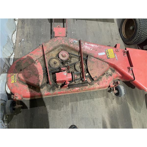 Massey Ferguson Speed10 Tractors & Mower Deck Attachment Serial# Warn Off
