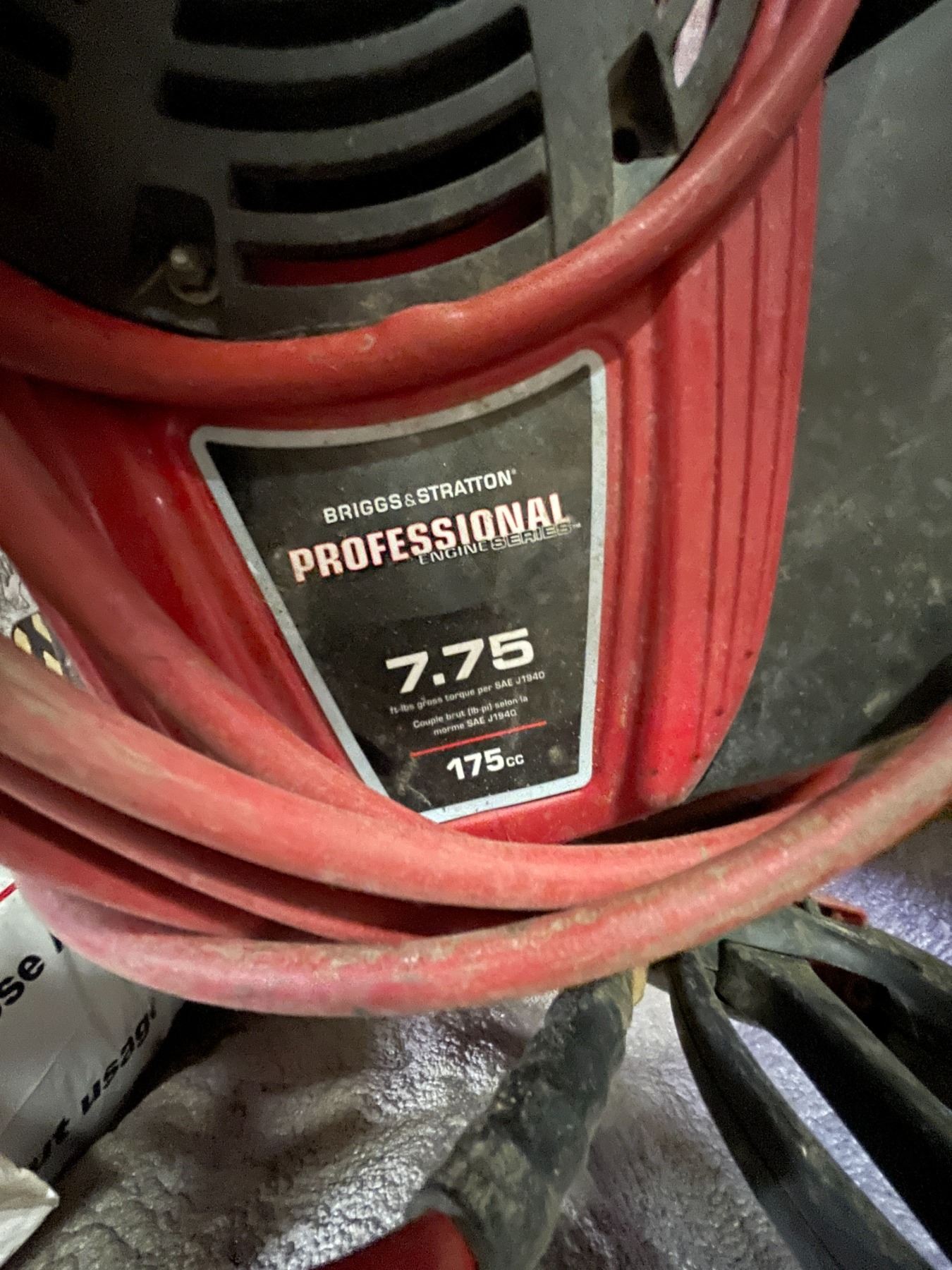 Briggs & Stratun Professional 175cc Pressure Washer Beck Auctions Inc.