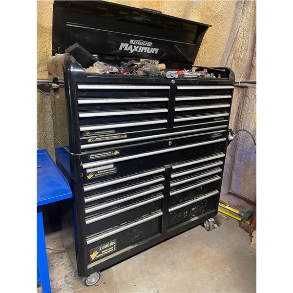 Mastercraft Maximum 2000lbs Capacity Tool Chest - Contents In/On/Around ...