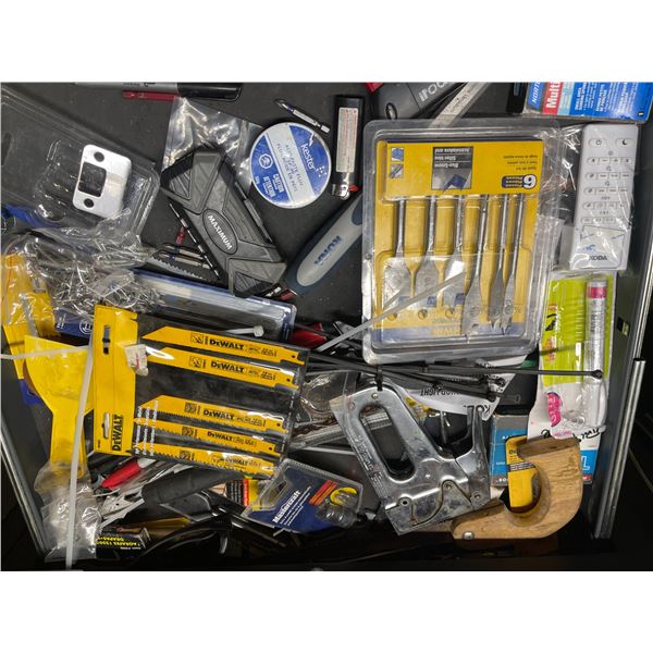Large Assortment of Blades, Drill Bits, Connectors, Files & Much More!