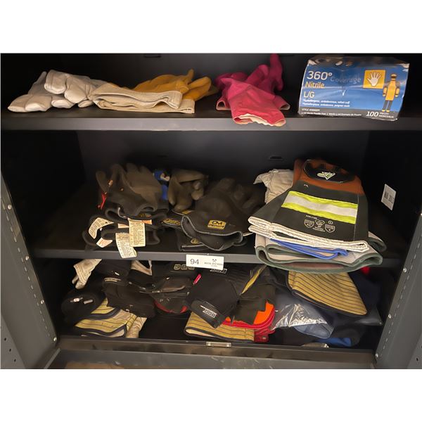 Large Assortment of Shop/Work Gloves