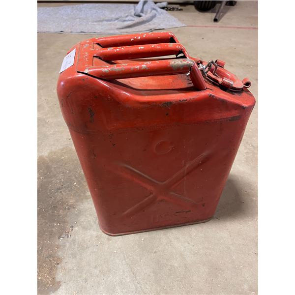 Antique Metal Gas Can