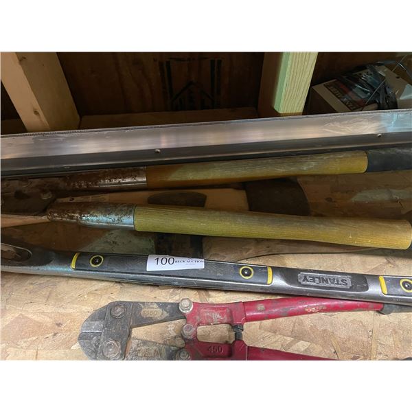Bolt Cutters, Pry Bar, & Yard Accessories