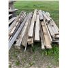 Image 1 : Large Assortment of Wood Posts