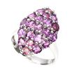 Image 2 : Natural Rhodolite Garnet Ring