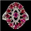 Image 1 : Natural  Stunning Red Ruby Ring