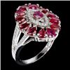 Image 2 : Natural  Stunning Red Ruby Ring