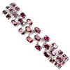 Image 1 : Natural Stunning Rhodolite Garnet Bracelet