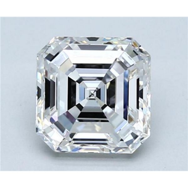 Natural Asscher Colorless White Topaz {Flawless-VVS1}