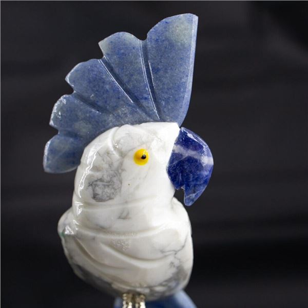 Natural Stone Handcarved Quartz Bird
