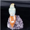 Image 2 : Natural Stone Handcarved Quartz Bird