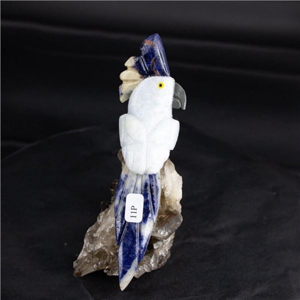 Natural Stone Handcarved Quartz Bird
