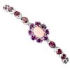 Image 1 : Natural Ethiopian Pink Opal & Rhodolite Garnet  Bracelet