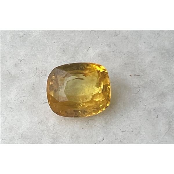 Natural Yellow Ceylon Sapphire....3.89 Cts