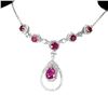 Image 1 : Natural Stunning Red Ruby Necklace
