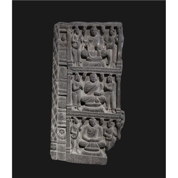 Rare Gandhara Pannel Representing Life of Buddha 3rd - 4th Century