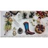 Image 2 : Assorted decorative items - Christmas bells, fairy figurines, dream catcher, Christmas ornaments, et
